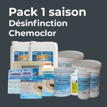 Pack 1 SAISON - Désinfection Chemoclor (40m³)