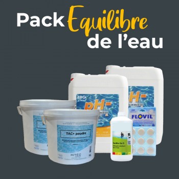 Pack Équilibre de l'eau (40m³)